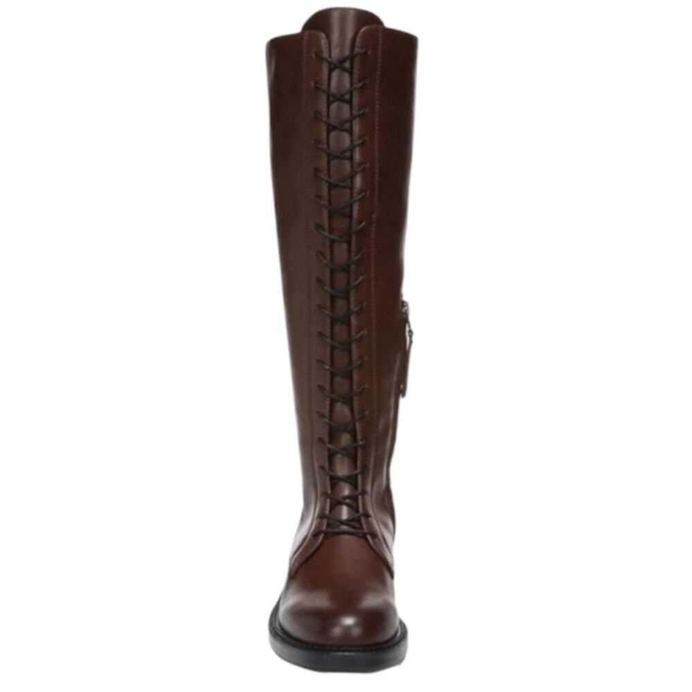 Sam Edelman Women's Nance‎ Tall Lace Up Leather Boots Brown US 6 M - Picture 3 of 14
